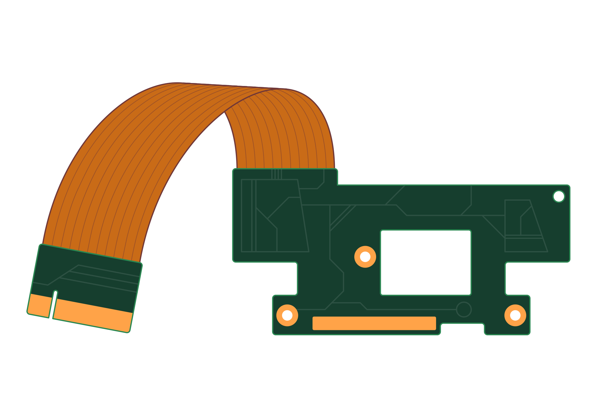 Image of Rigid Flex Printed Circuit Board