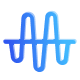 Blue icon indicates waves