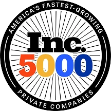 Inc.5000 Recognized fastest growing Business icon